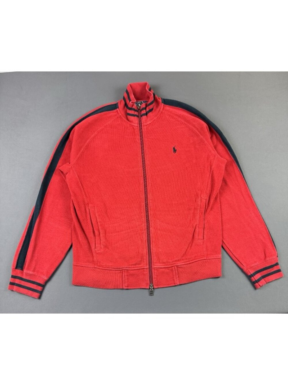 Rare Vintage 90s Polo Ralph Lauren Full Zip Sweater Designer Streetwear Hype